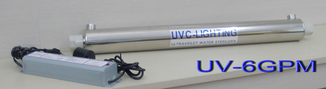 Ultraviolet Water Steriliser Treatment System 25W 1816LPH 304SS Philips  Lamp